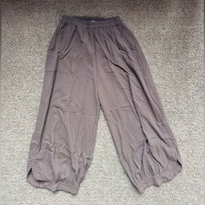 Boho hippie Wide-Leg festival Pants 2 pairs size large